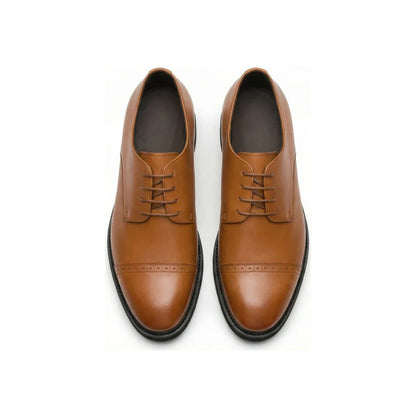 Cognac Alderton Classic — Men's Elevator Dress Shoe 7cm | Vizon