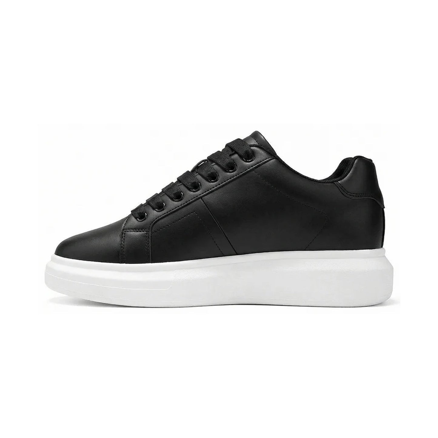 Vantage Court Noir — Men's Elevator Sneaker 7cm | Vizon