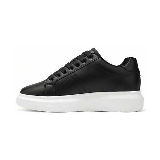 Vantage Court Noir — Men's Elevator Sneaker 7cm | Vizon