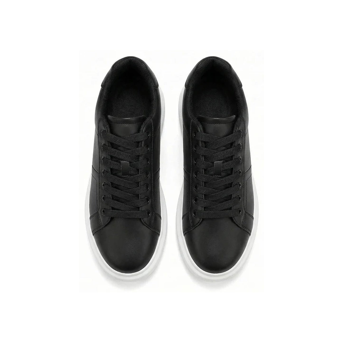 Vantage Court Noir — Men's Elevator Sneaker 7cm | Vizon