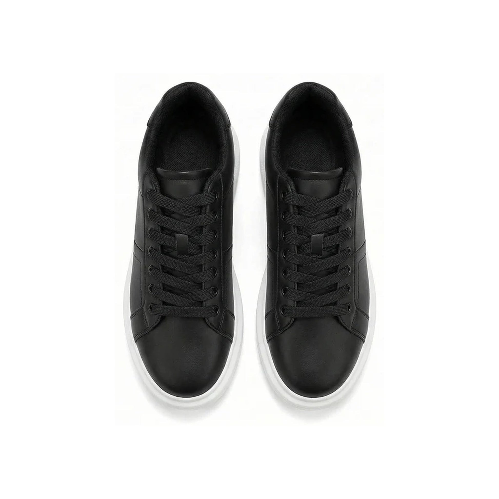Vantage Court Noir — Men's Elevator Sneaker 7cm | Vizon