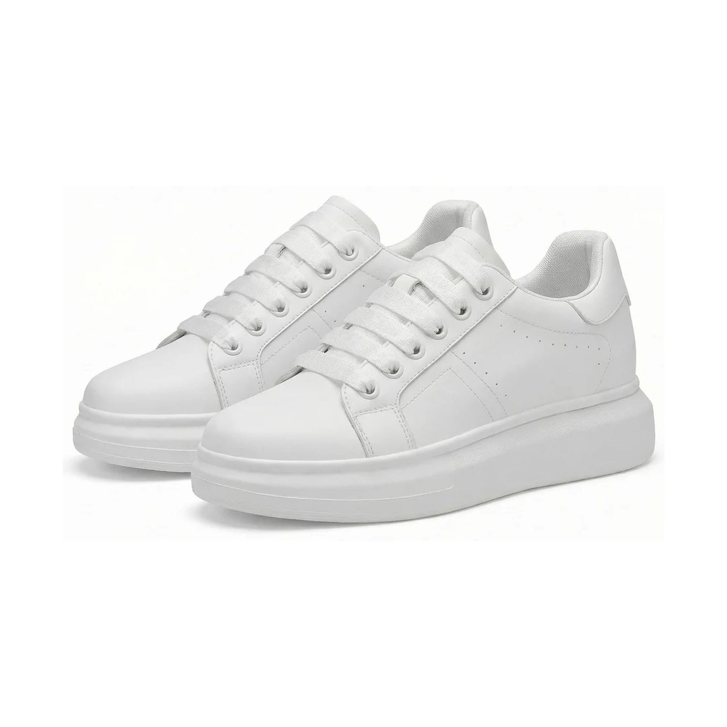 Vantage Court Blanc — Men's Elevator Sneaker 7cm | Vizon