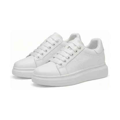 Vantage Court Blanc — Men's Elevator Sneaker 7cm | Vizon