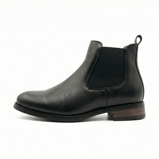 Briston Black — Men's Elevator Boot 7cm | Vizon