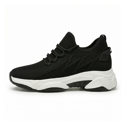 Velocity Stride Black — Men's Elevator Sneaker 7cm | Vizon