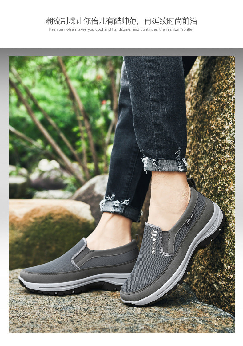 Men's Casual Slip-On Sneakers — Laceless, All-Day Comfort | Vizon