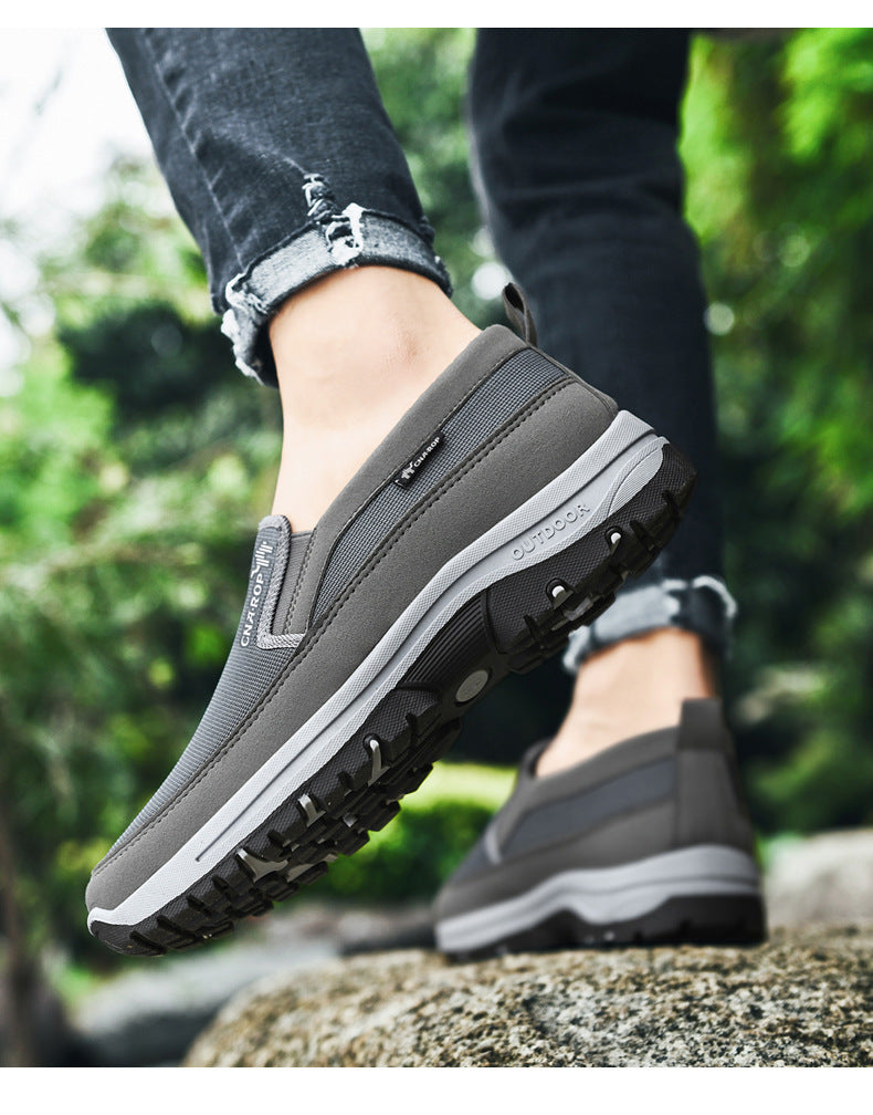 Men's Casual Slip-On Sneakers — Laceless, All-Day Comfort | Vizon