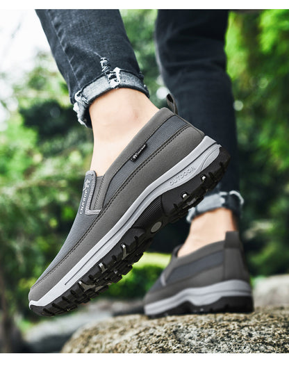Men's Casual Slip-On Sneakers — Laceless, All-Day Comfort | Vizon
