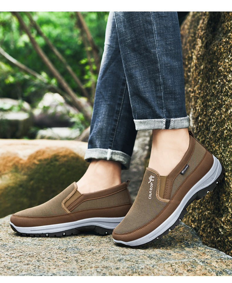 Men's Casual Slip-On Sneakers — Laceless, All-Day Comfort | Vizon