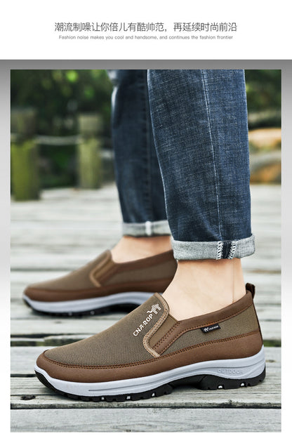 Men's Casual Slip-On Sneakers — Laceless, All-Day Comfort | Vizon