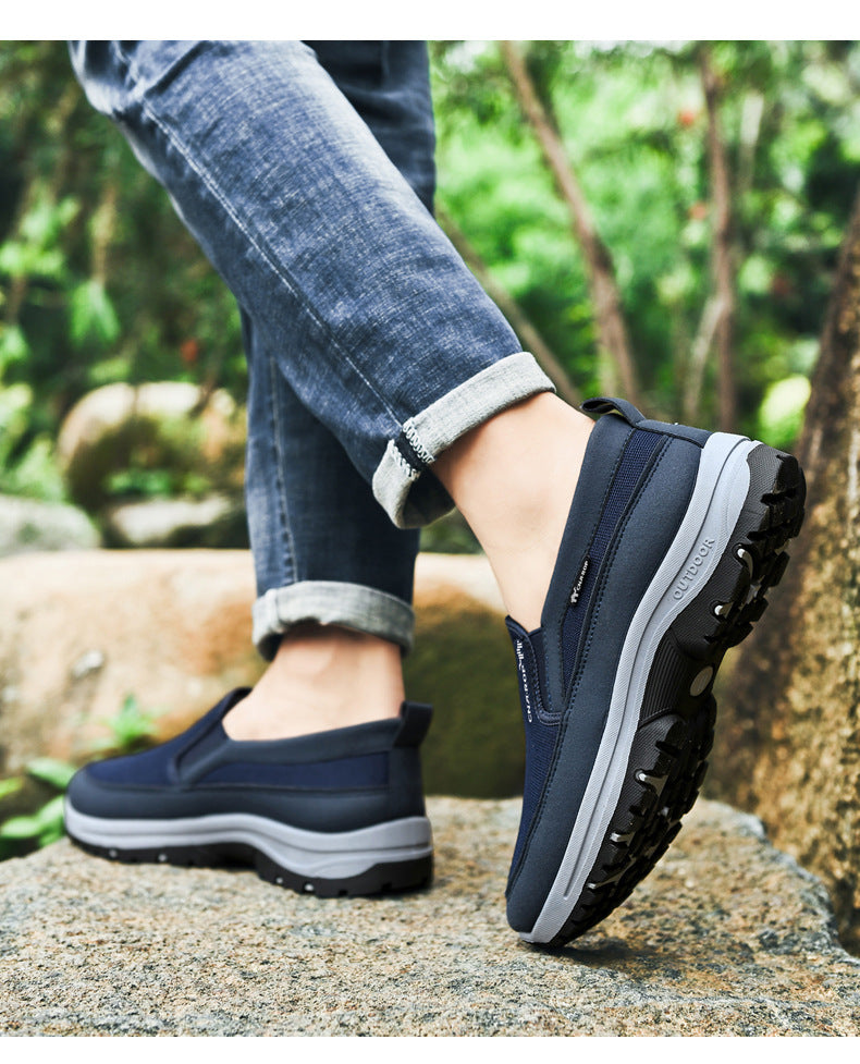 Men's Casual Slip-On Sneakers — Laceless, All-Day Comfort | Vizon
