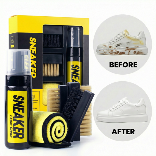 Shoe Clean Kit — Brushes, Foam & Microfiber | Vizon