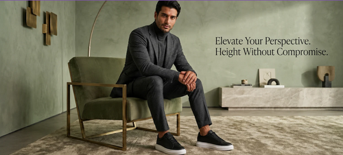 Men's casual and height-increasing footwear