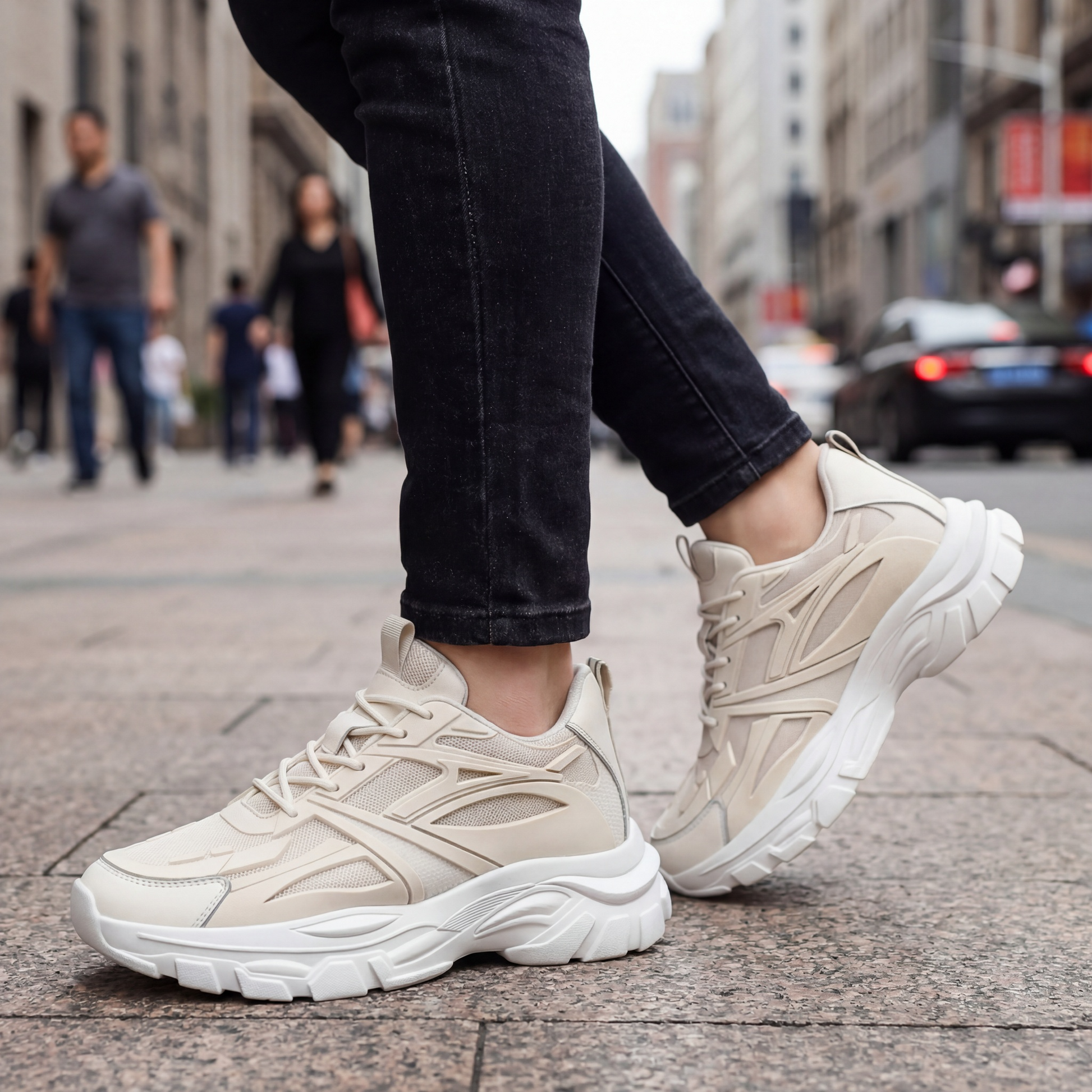 Elevate Sand — Men's Elevator Sneaker 7cm | Vizon