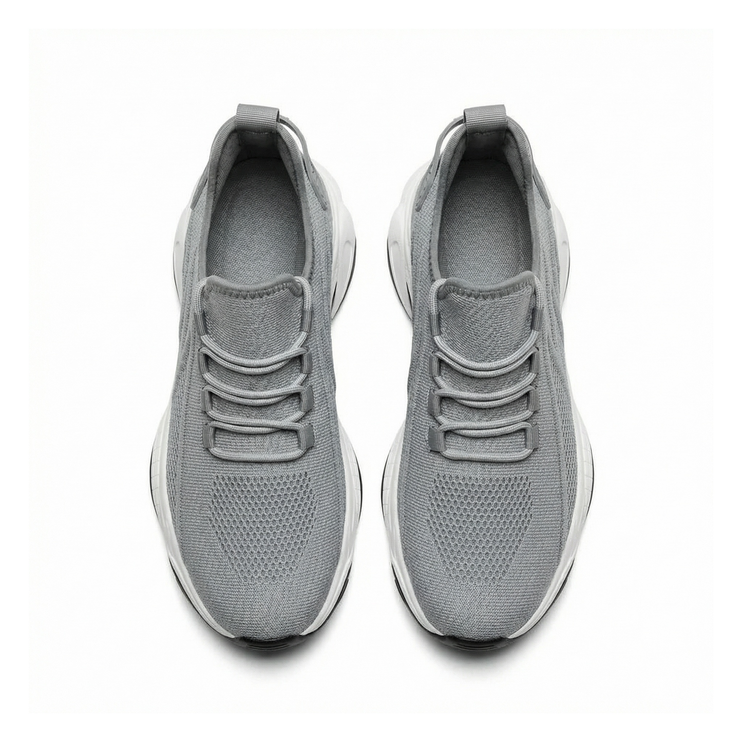 Velocity Stride Gray — Men's Elevator Sneaker 7cm | Vizon