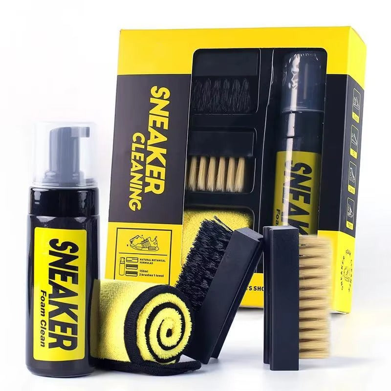 Shoe Clean Kit — Brushes, Foam & Microfiber | Vizon