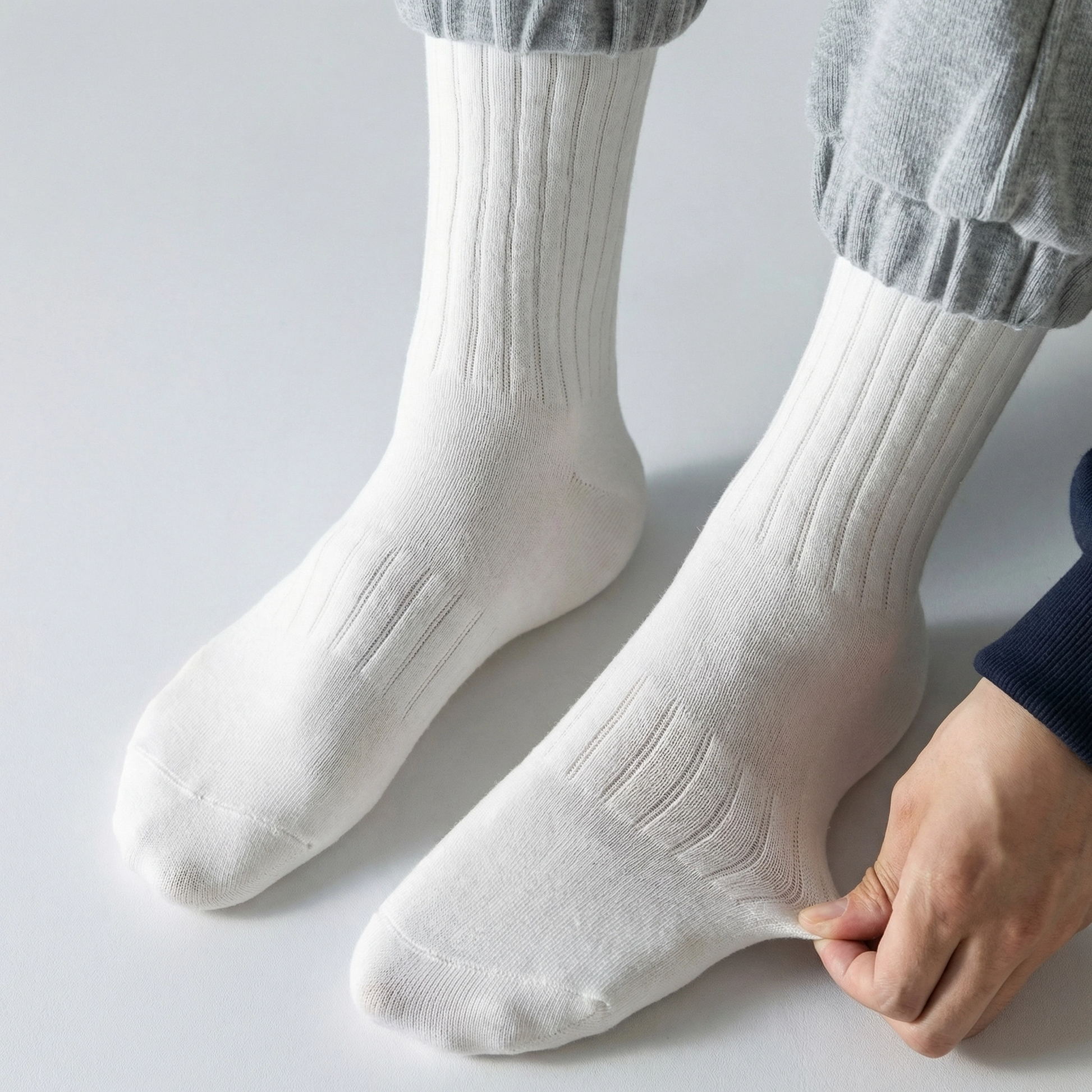 Cotton Essentials Crew Socks — 5-Pack | Vizon
