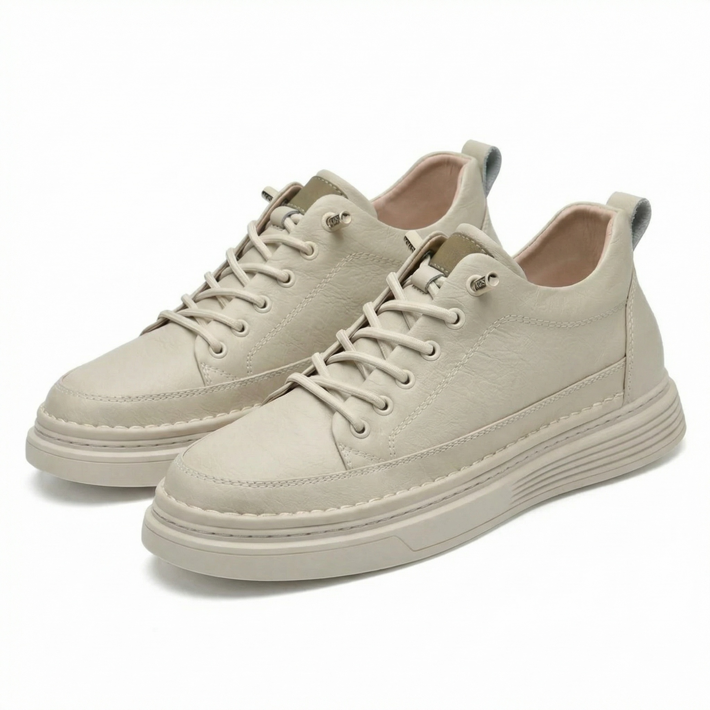 Langford Ivory — Men's Elevator Sneaker 7cm | Vizon