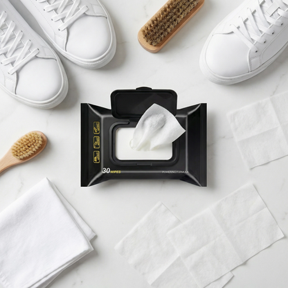Shoe Cleaning Wipes — 30-Pack, On-the-Go | Vizon
