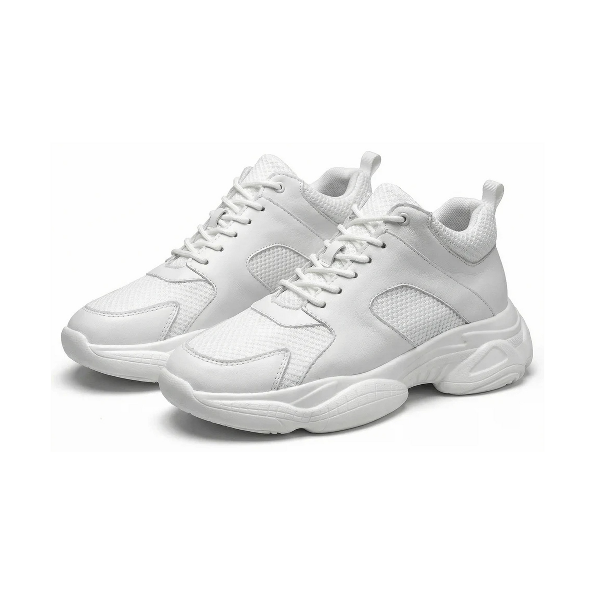 Gravity Blanc — Men's Elevator Sneaker 8cm | Vizon